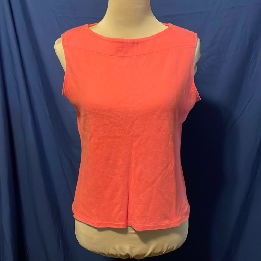 Coldwater Creek size Small Coral Preloved tank top